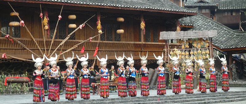 festivité Miao village Kaili