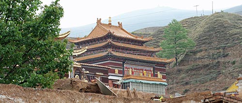 temple Wutun à Tongren dans le Qinghai