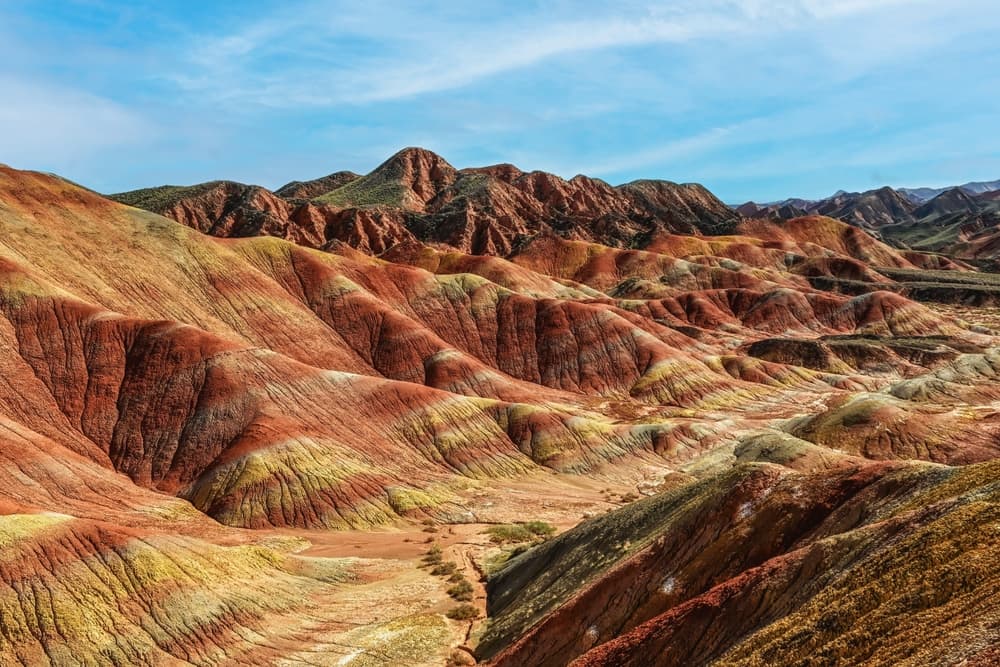 Forêt de pierres rouges de Zhangye (Danxia)