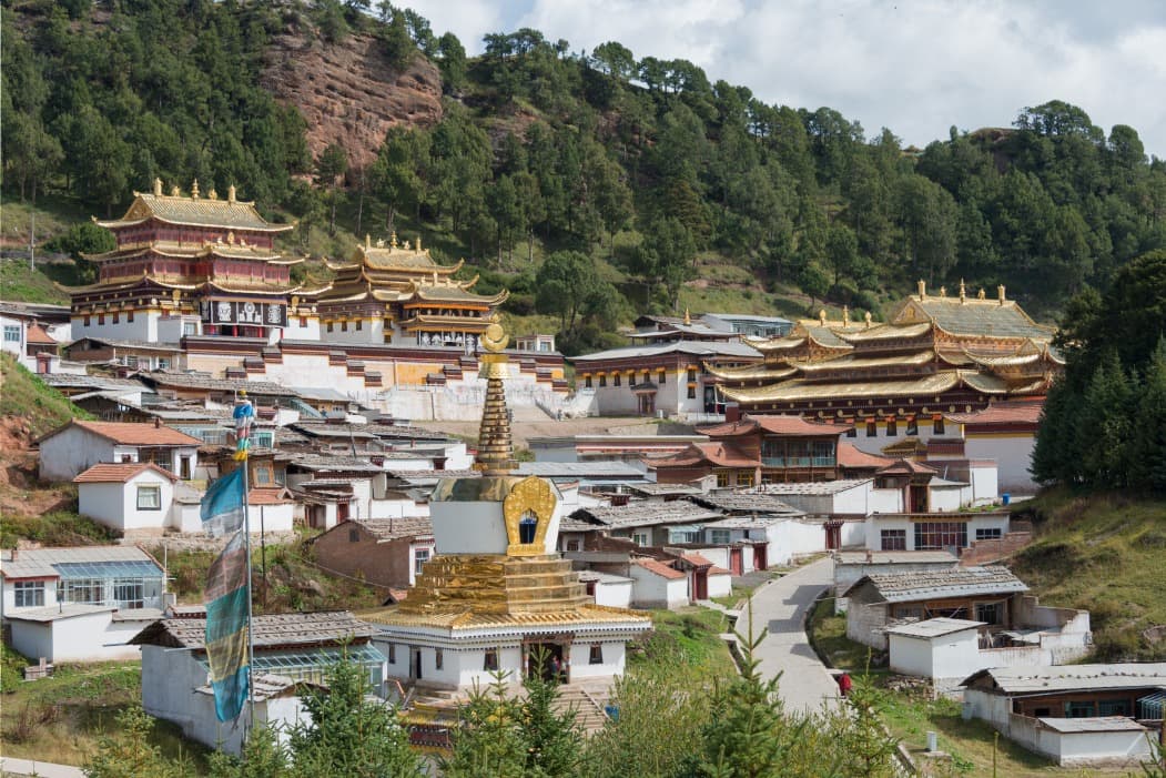 Monastère de Gesar (Gompa Sertri / Sertri Gompa), Langmusi