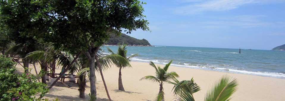 Yangjiang, une plage en Chine