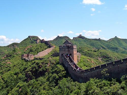 La Grande muraille de Chine à partir de Pékin