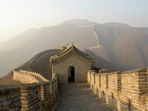 La Grande muraille de Chine à partir de Pékin