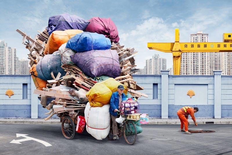 Totems, Le Shanghai d'Alain Delorme en photo