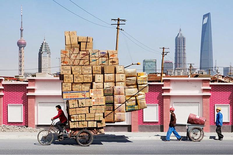 Totems, Le Shanghai d'Alain Delorme en photo