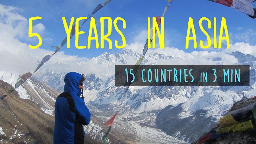 Nos 5 ans en Asie résumés en 3 minutes
