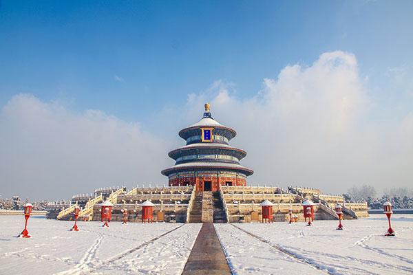 Temple du ciel en hiver